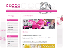 Tablet Screenshot of cocco.cz